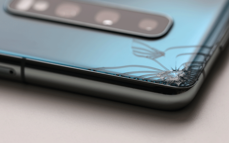 A broken phone - gadget insurance